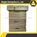 Fir wooden langstroth beehive in beekeeping